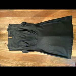 Zara faux leather mini dress